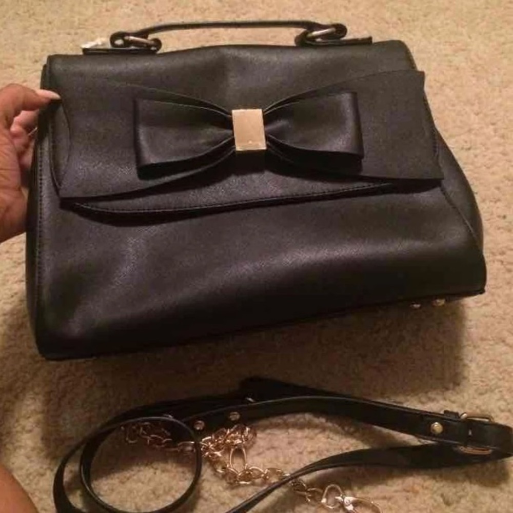 Black Bow Purse